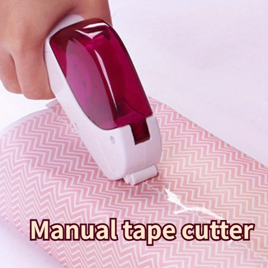 1PC Hand-held Automatic Tape Cutter - Used for Daily Adhesive Tape, Gift Packaging, Book Cover No Blade Does Not Hurt Hands