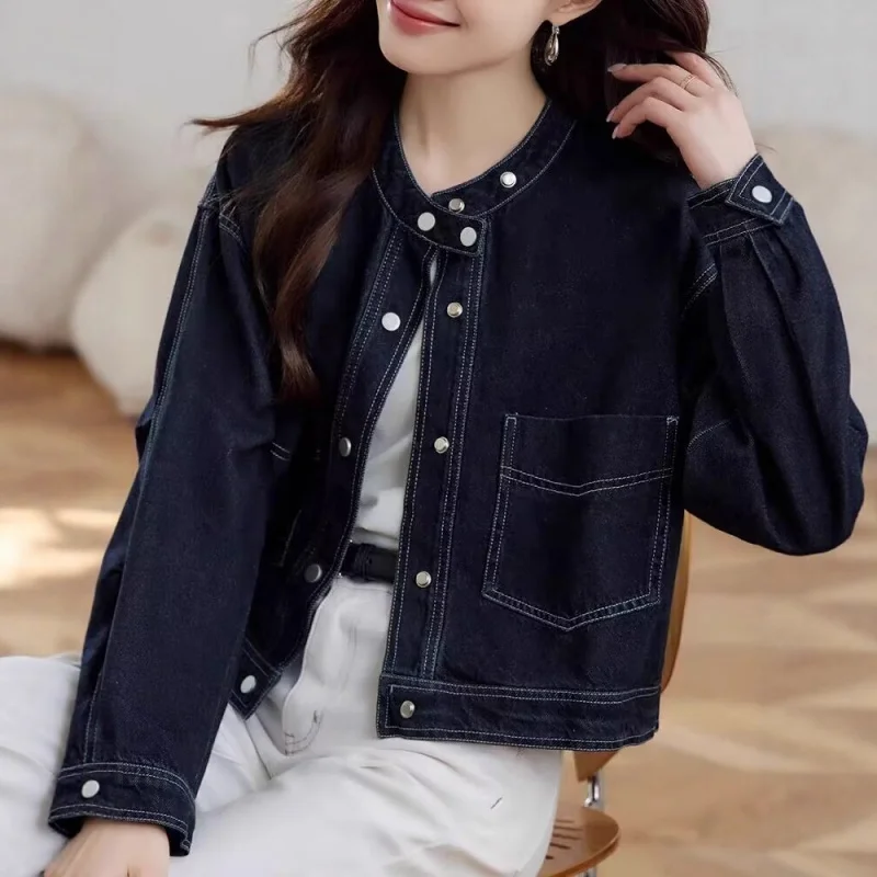 

Hot-Selling Women, Short Style, Autumn 2025 New Korean Version, Vintage Loose Fit, High-End Feel, Petite