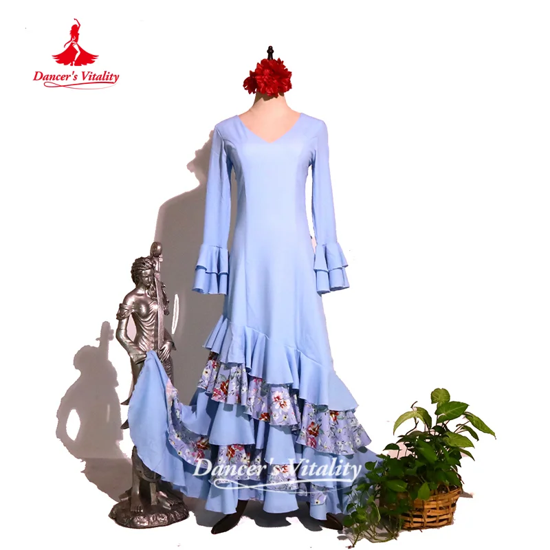 Платье для танцев фламенко, элегантные темпераментные платья для соревнований по индивидуальному заказу, современная танцевальная одежда, жизненная танцевальная одежда Платье для танцев фламенко, элегантные темпераментные платья для соревнований по индивидуальному заказу, современная танцевальная одежда, жизненная танцевальная одежда