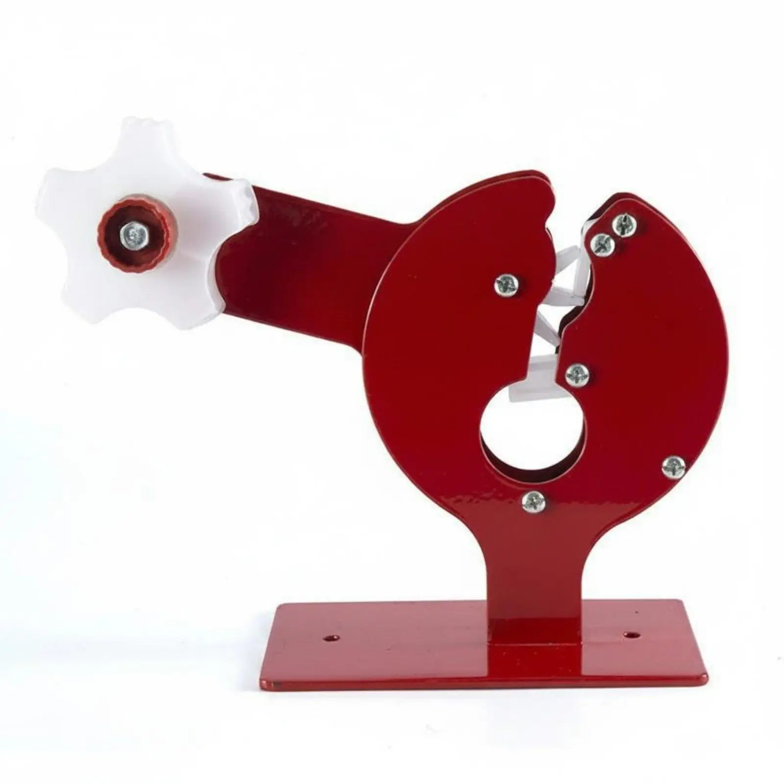 Portable Bag Sealing Machine for Supermarket Use with Sturdy Vermilion Housing for Quick Produce Bag Tying