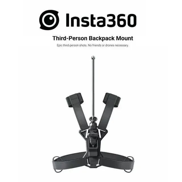 

FF-69A Carbon Fiber Pole Adjustable Straps Bracket Third-Person Backpack Mount For Insta360 ONE RS X2 R X Accessories