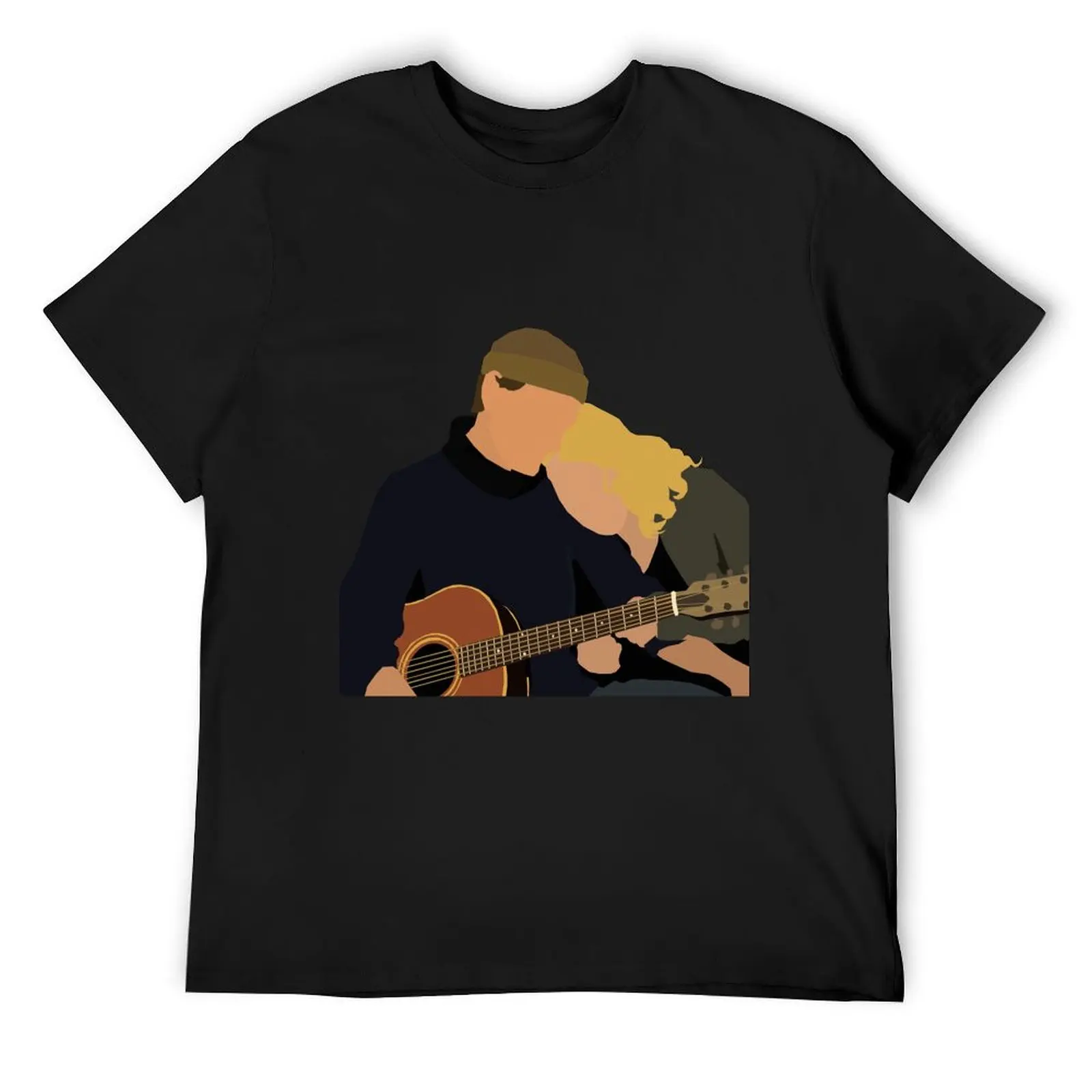 Carole King and James Taylor: Live At The Troubadour Album Cover Art T-Shirt customizeds plus size tops men graphic t shirts