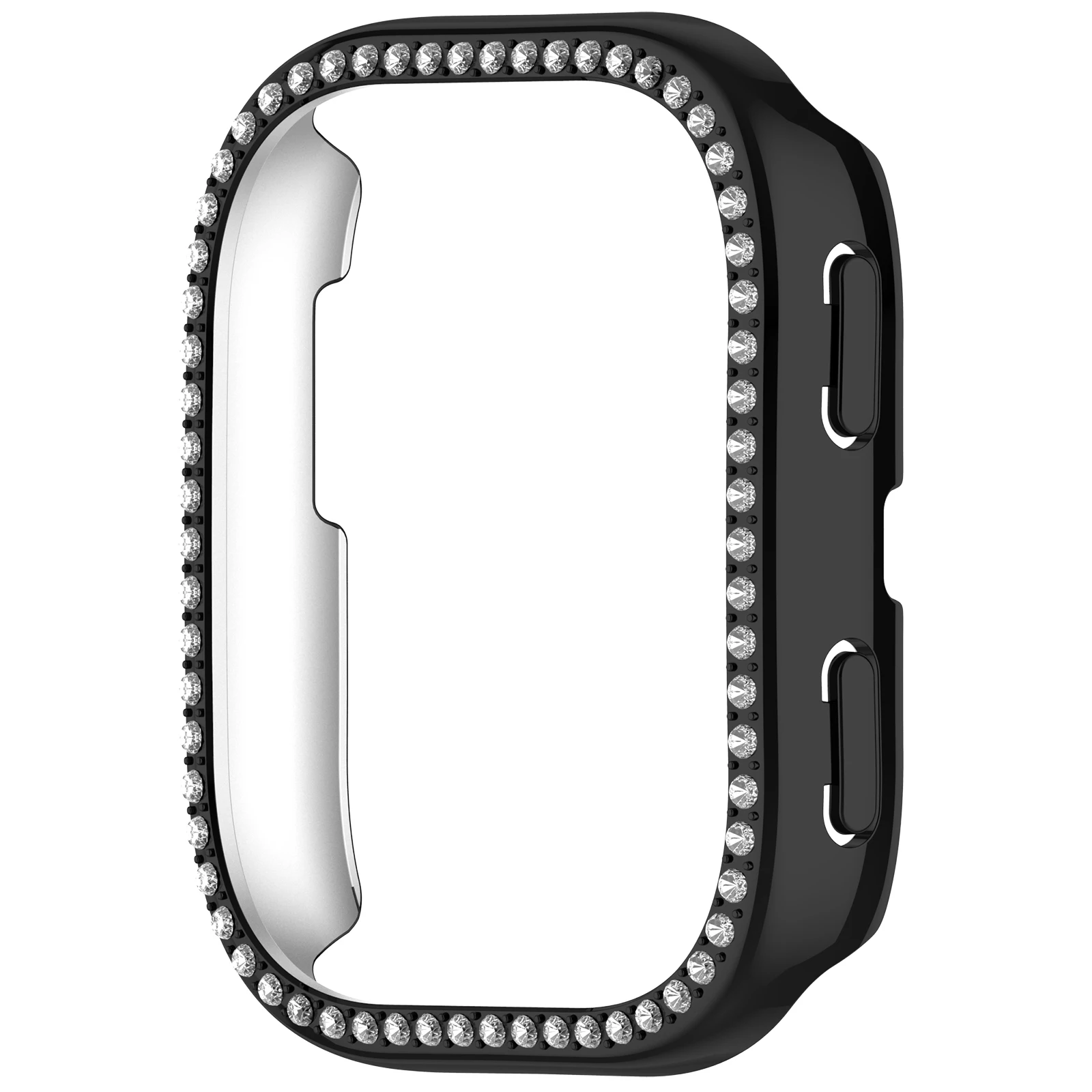 Bling PC Hollow Protector Case For Huami Amazfit Bip 6 Diamond Crystal Case Hard Cover Bip6 Protective Watch Shell Fashion Frame
