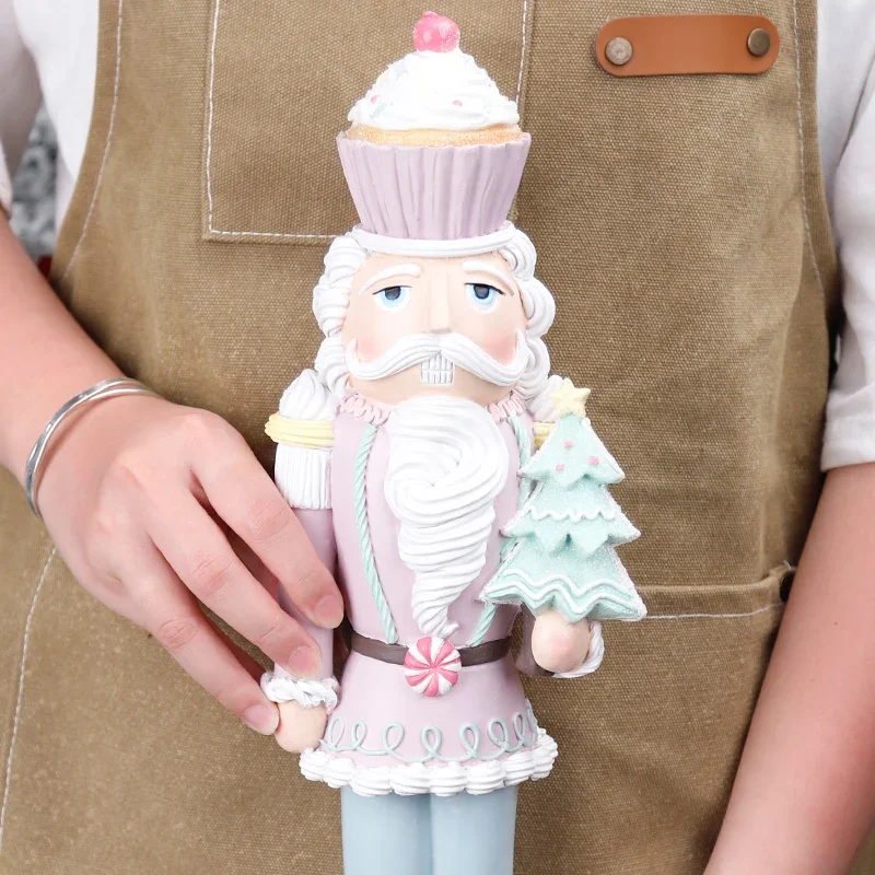 Christmas Collection Pink Nutcracker Decoration Resin Christmas Decoration