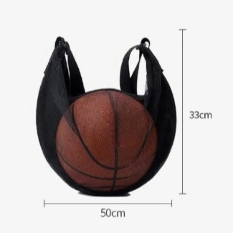 One shoulder crossbody basketball bag, football bag, fitness sports ball storage bag view 4