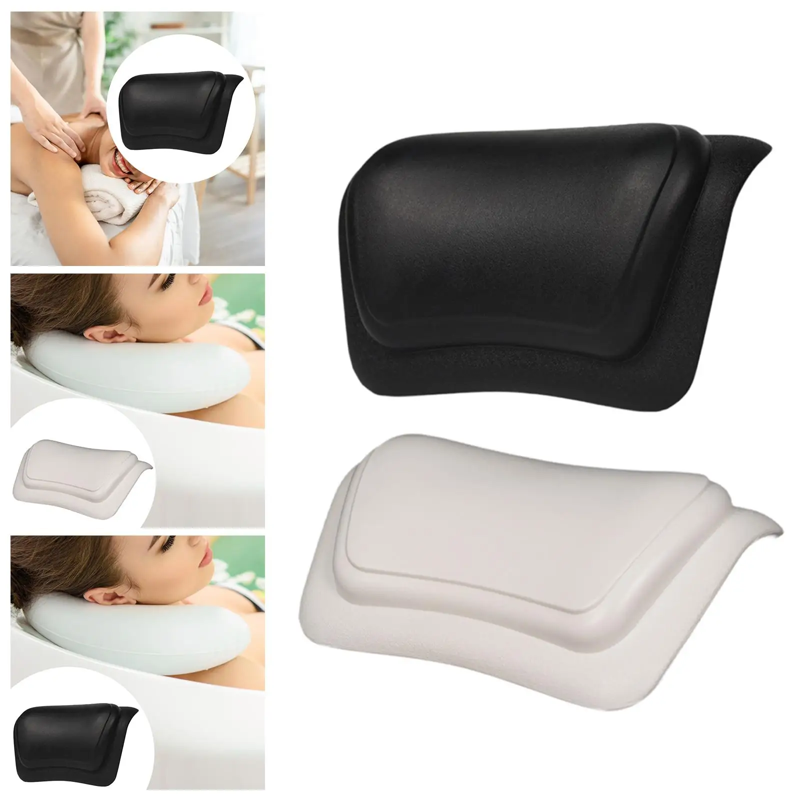 

Bath Pillow SPA Bath Pillow Waterproof Comfortable Bathtub Shower Headrest SPA Headrest with Suction Base Home Hotel All Bathtub