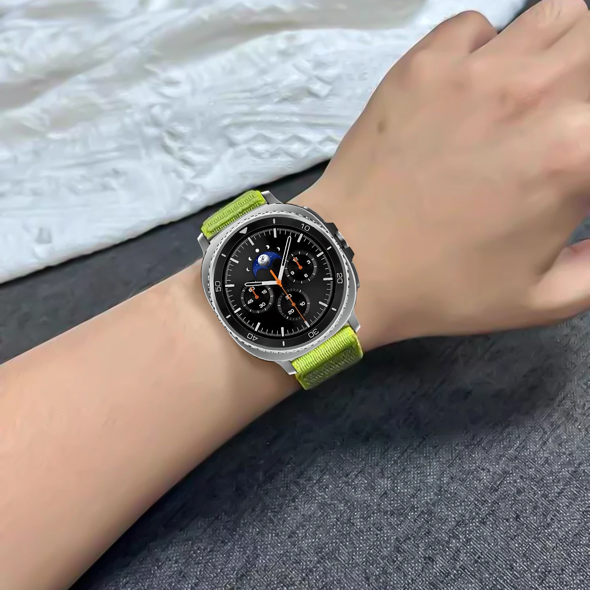 Nylon Strap for Samsung Galaxy Watch 8 Classic 46mm Adjustable Replacement for Watch 8 44MM 40mm Bracelet Band Accessories