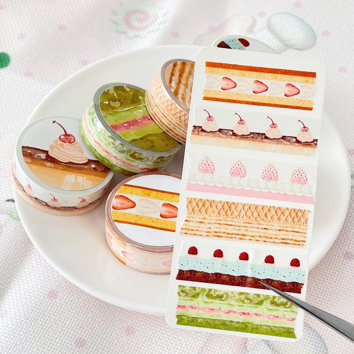 Kawaii Deco Masking Tapes Fruit Cake Washi Tape for Dessert Scrapbooking For Arts Diy Crafts Album Journal Planner - view 2