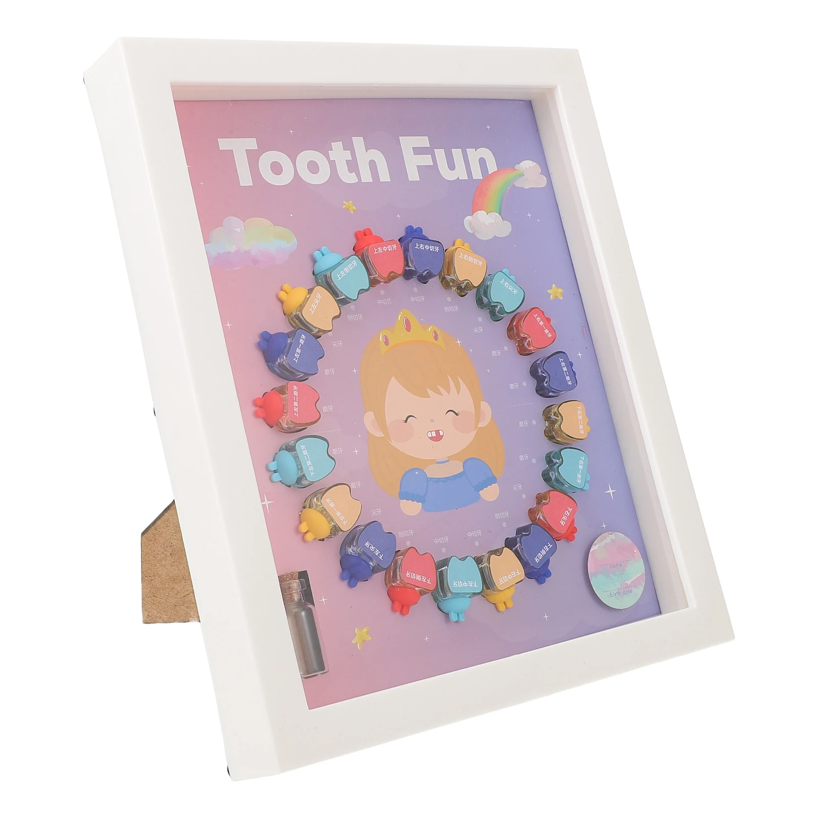 

Teeth Storage First Organizer Keepsake Holder Boys Changing Saver Plastic Toddlers Container Kids Memorial Case Child Tooth