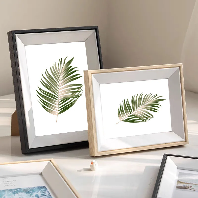

LTT photo frame table Nordic simple wooden photo frame table table