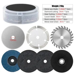 7PCS 76mm Saw Blade Metal Cutting Discs Sanding Grinding Cut Off Circle Wheels Blades Discs Electric Angle Grinder Accessories