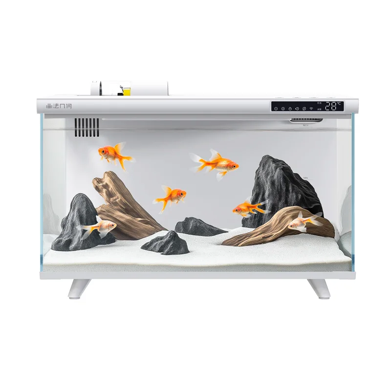 New Smart Fish Tank Remote Feeding Temperature Monitor Aquarium Tank Work fo
