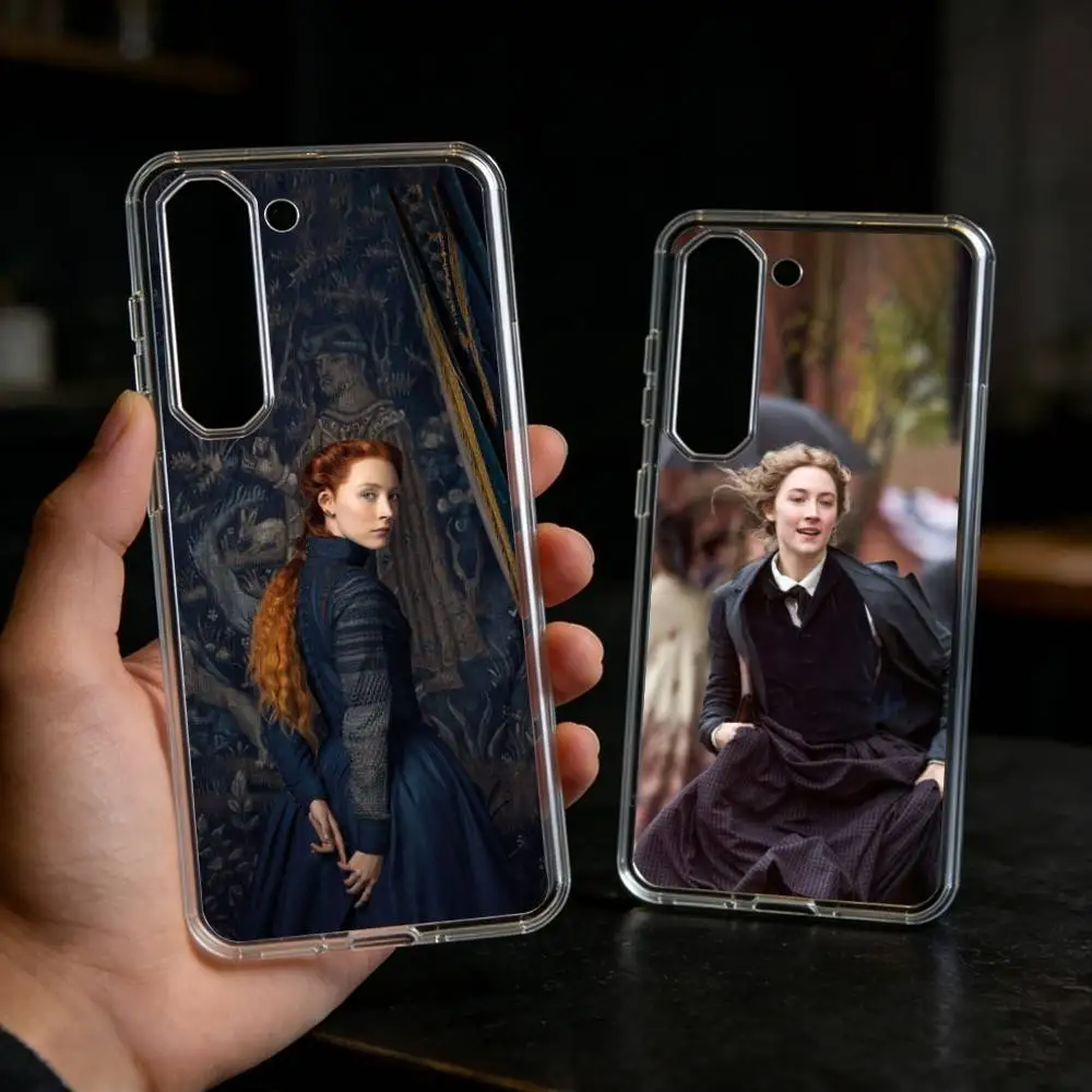 

S-Saoirse R-Ronan Phone Case For Samsung Galaxy A91,80,73,72 ,71,53,52,32 ,31,22,21s,20,Transparent Case