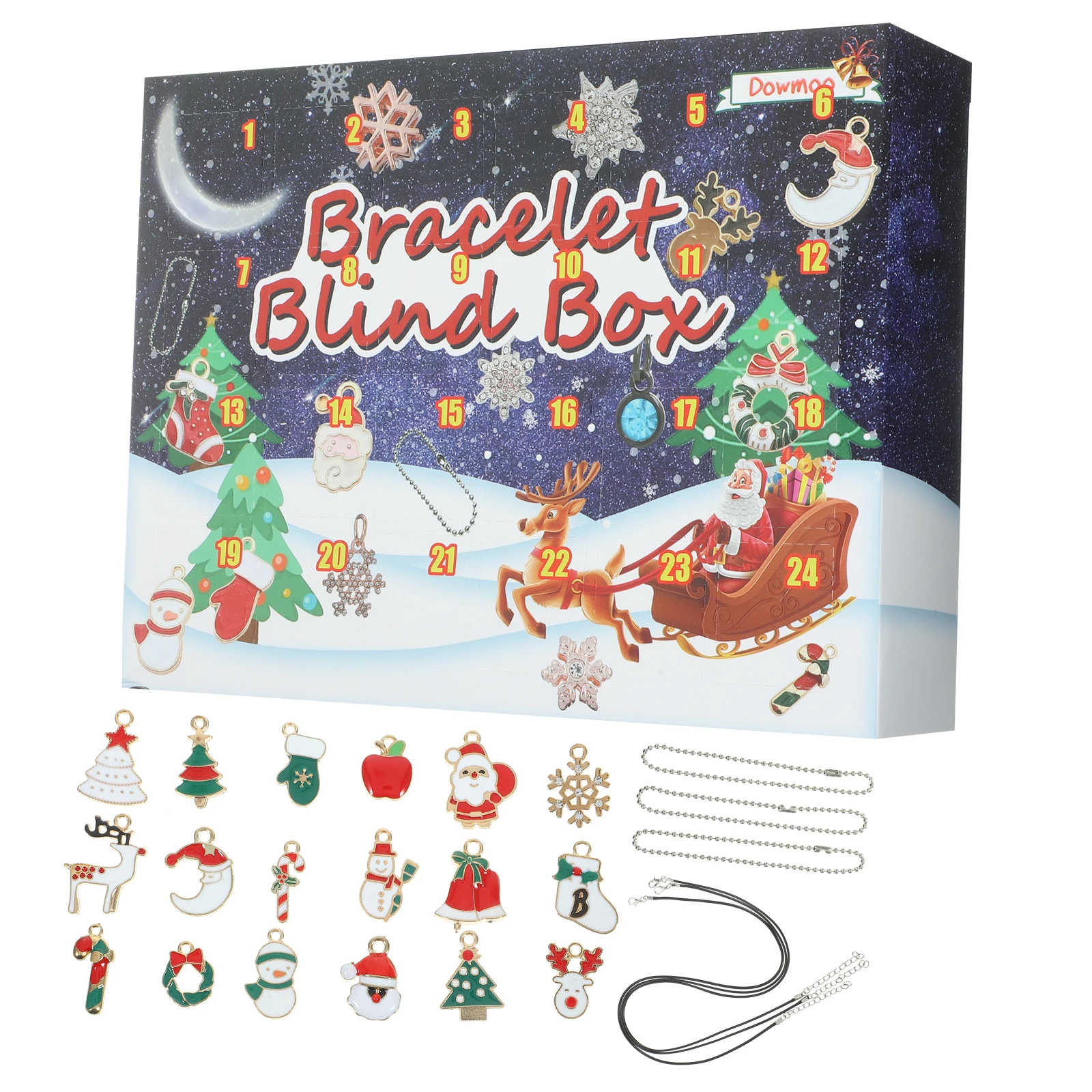 

Christmas Pendant 24 Patterns DIY Jewelry Alloy Enamel Charms Xmas Tree Pendants Santa Snow Cartoon Accessories