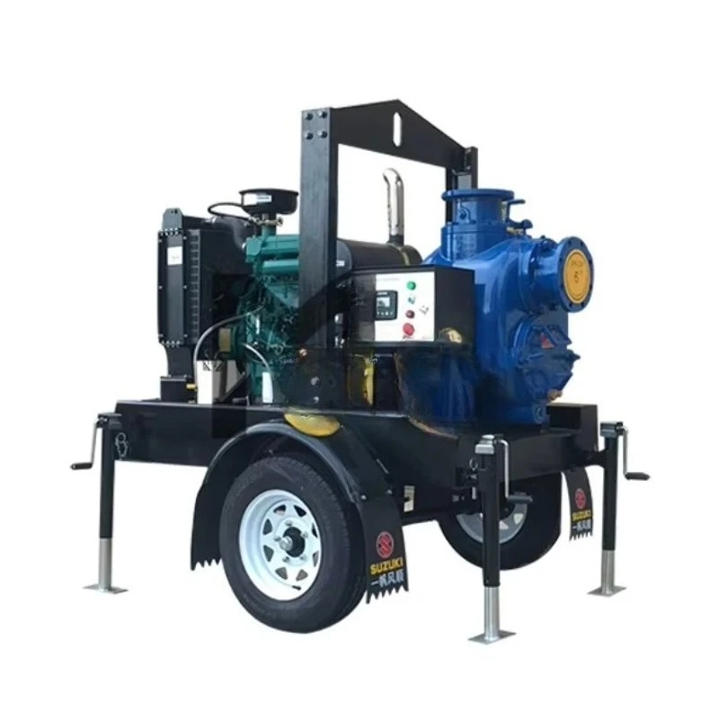 

8 Inch Self-priming Die sel Engine Centrifugal Die sel Self Priming Sewage Sand Pump Dies el Engine Self Priming Pumps