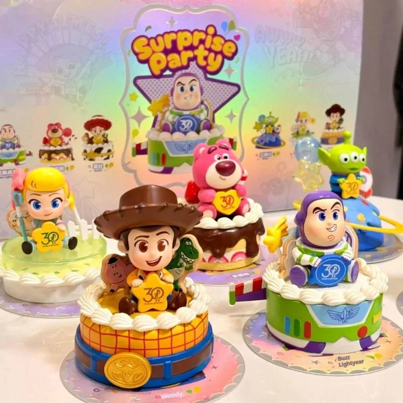 

Фигурка Диснея Pixar Toy Story Surprise Party Series слепая коробка милый Buzz Woody Lotso аниме фигурка девушка игрушка на день рождения подарок