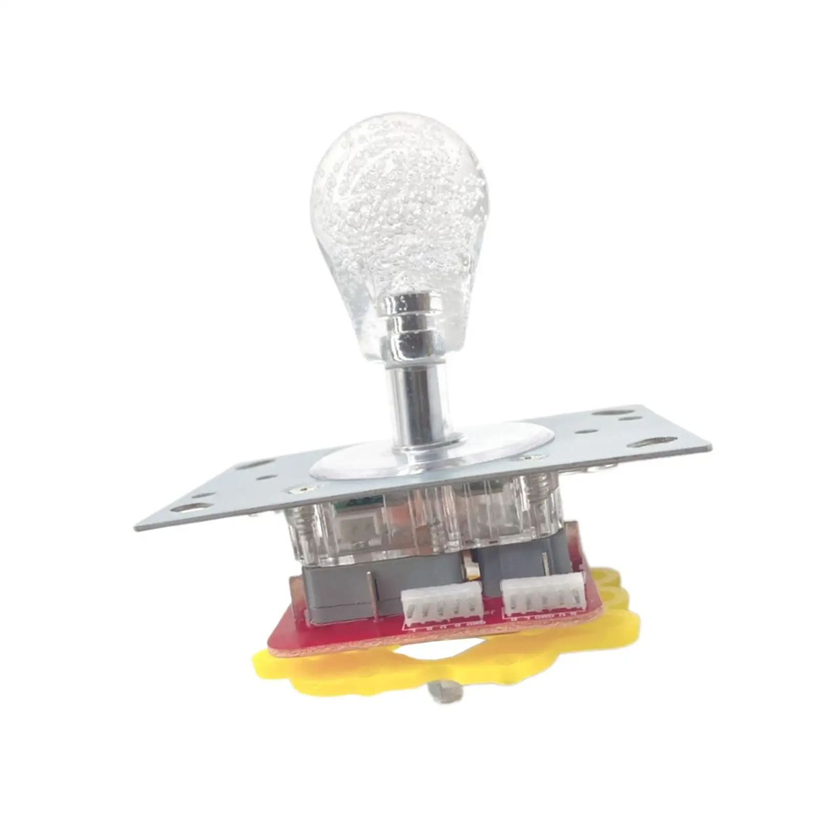 Illuminated Bubble Design Arcade Joystick Clear ABS Replacement Handle for Gaming Cabinet and Coin Pusher Accessory