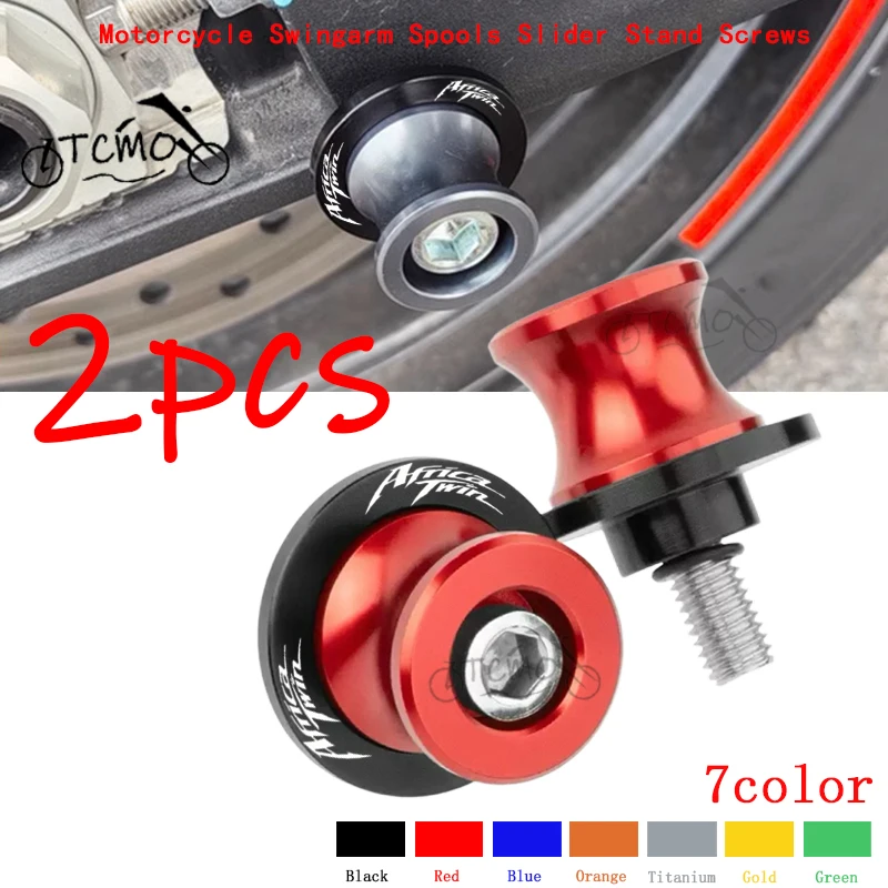 For HONDA CRF1100L CRF1000L Africa Twin Adventure Sports CRF 1100 Motorcycle CNC Aluminum Swingarm Spools Sliders Stand Screws