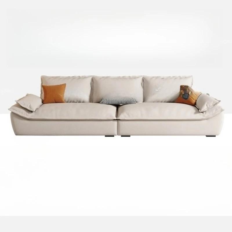 

Nordic minimalism, sailboat fabric sofa, living room small apartment, Italian light luxury, simple and modern, double