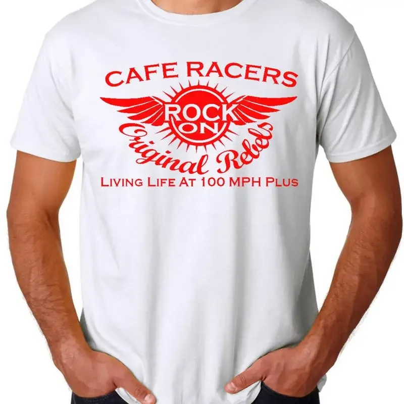 Cafe Racers T Shirt Original Design Ton Up Boys Rockers The 60'S Motor Bikers