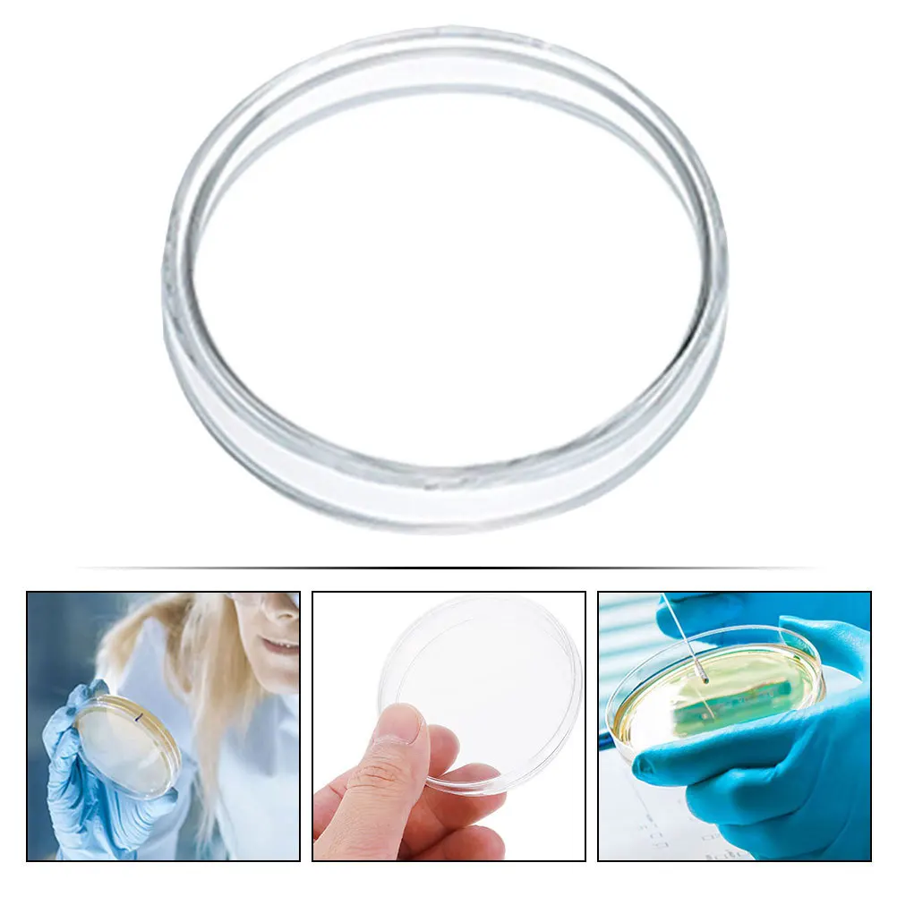 

10pcs Plastic Petri Dishes 100Mm Transparent Heat Resistant With Lids For Laboratory Science Experiments Agar Plates Chemistry