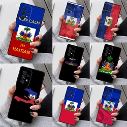 Haiti Haitian Flag Phone Case For Samsung Galaxy S23 S21 S20 FE S24 S22 Ultra Note20 S10 S9 S8 Plus A40 A52 A12 A13 A53