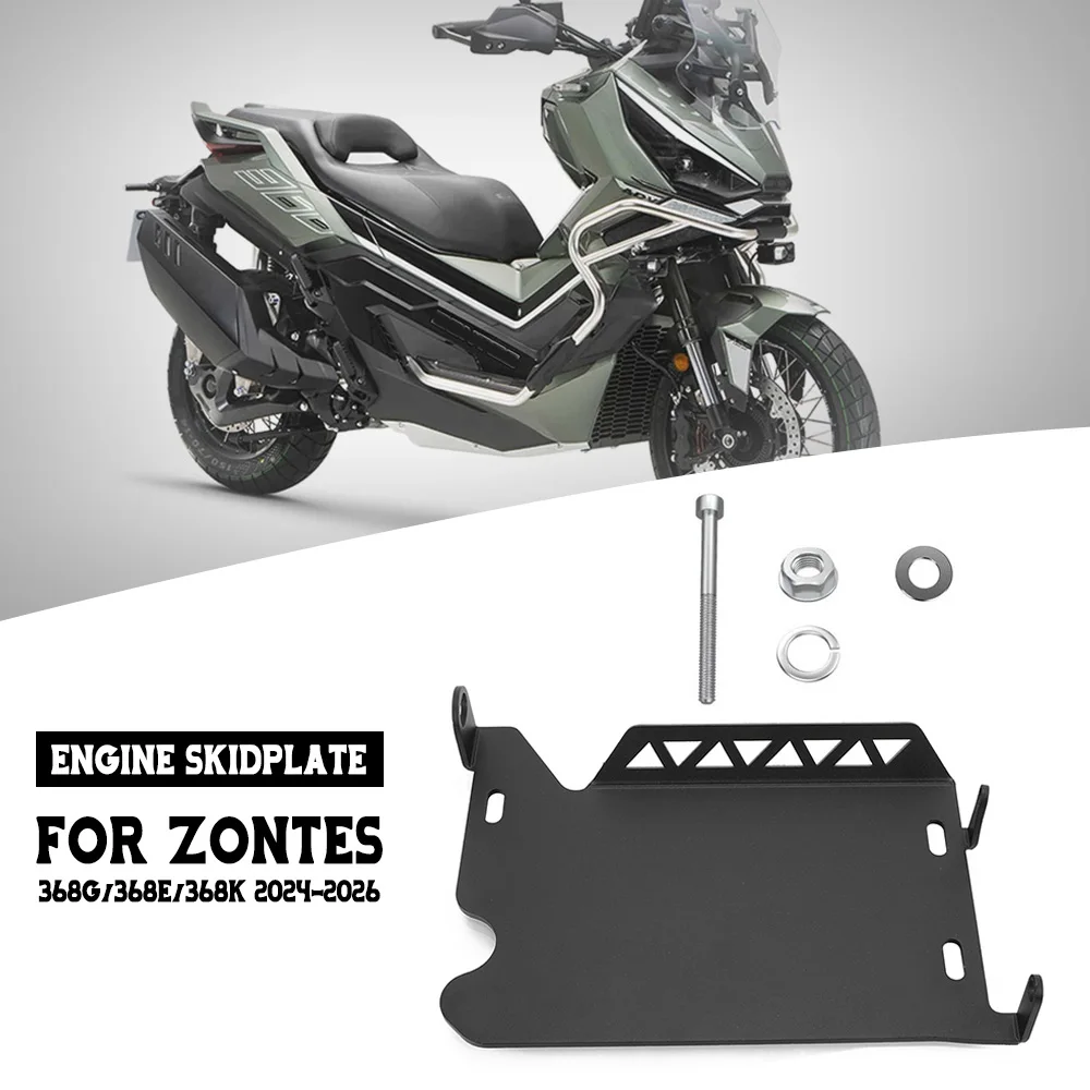 

For Zontes 368G/368E/368K 2024-2025-2026 T5-5754 Aluminium ENGINE SKID PLATE COVER Guard Motorcycle Accessorie 368 E 368 G 368 K