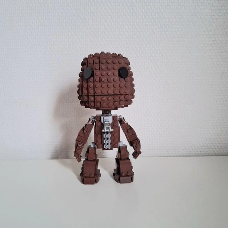 478 قطعة MOC Sackboy نموذج اللبنات العمارة تجميع فكرة إبداعية هدية الكريسماس ألعاب تعليمية الطوب عيد ميلاد الاطفال #4