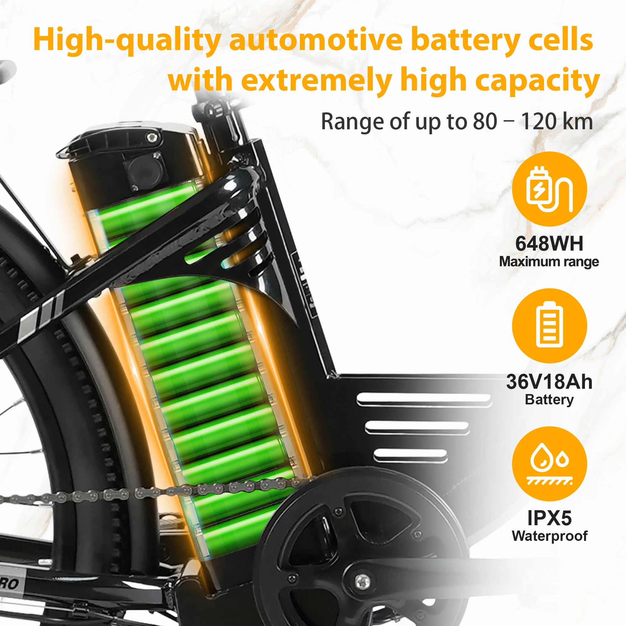 Bicicleta Eléctrica TTGO C2 PRO de 26 Pulgadas, 250W 36V 18Ah, para Adultos, Alcance de hasta 120 km, 25 km/h, Bicicleta Eléctrica Urbana con Sistema de 7 Velocidades, Frenos de Disco Dobles, Bicicleta Eléctrica para Hombres y Mujeres