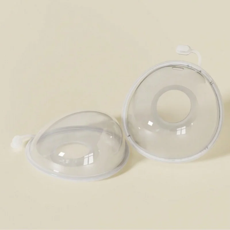 Breast milk collector Hands-free silicone milk collector Wearable milk leakage connector Anti-overflow pad for mothers and babie