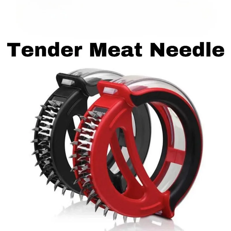 Tender Meat Needle 48-pin Meat Tenderizer with Handle Meat Tenderizer Steak Needle Kitchen Tools Barbecue Meat Tenderizer