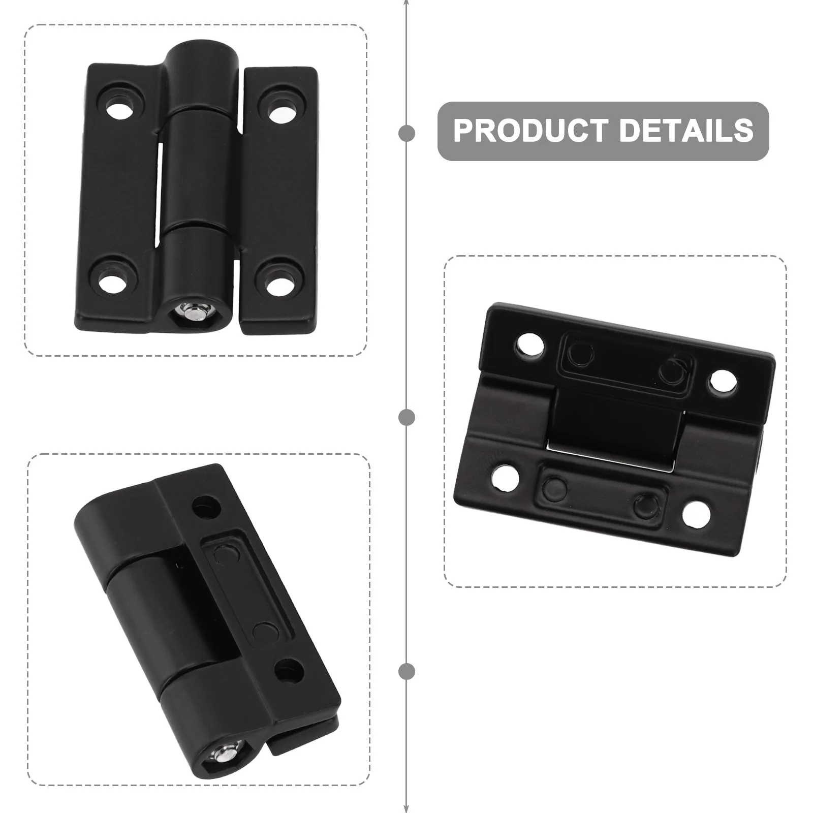 Stop Torque Hinge Damping Shaft At Will 304 Stainless Steel Folding Up And Stop Adjustable 180 Degree Rotating Hinge