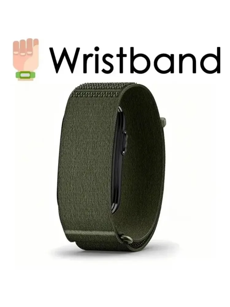 Atmungsaktives Nylon-Bizepsband-Armband für Garmin CIRQA Smart Band, verstellbares Sport-Armband für Garmin CIRQA Smart Band