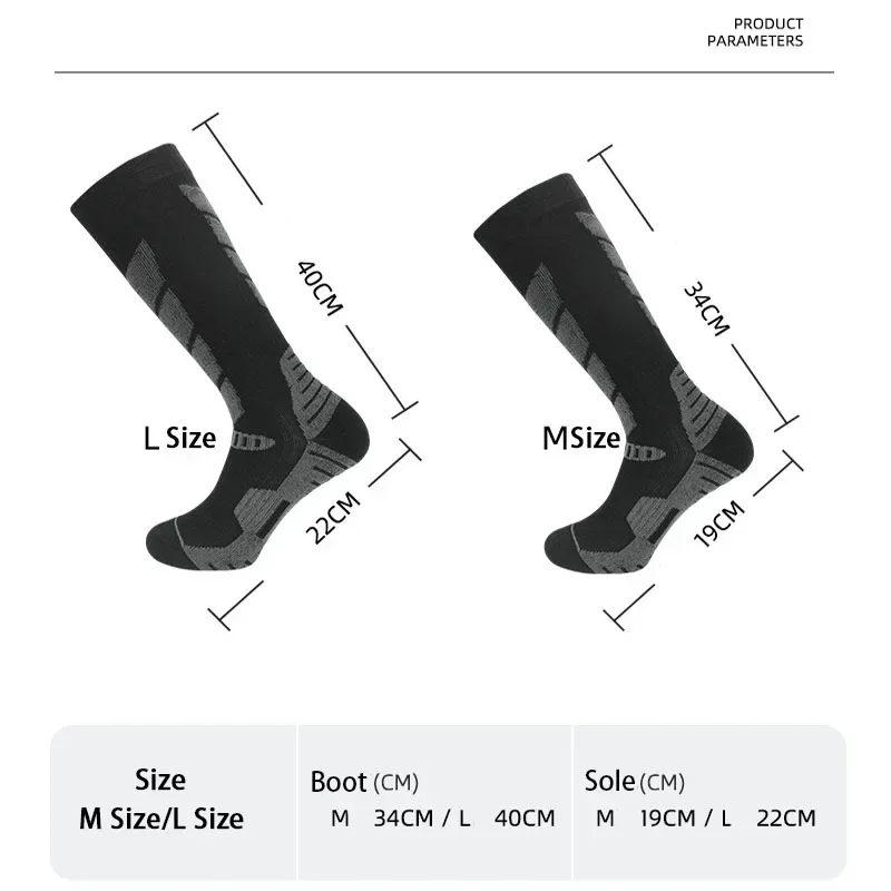 New Winter Professional Ski Socks Men Towel Bottom Plush Thermal Stockings Outdoor Sports Mountaineering Hiking Women Snow Socks