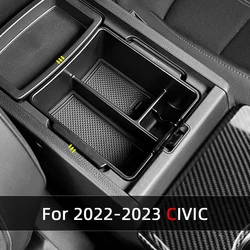 For 2022 2023 Honda Civic Car Center Console Box 11th Gen CIVIC Center console armrest box storage box Tray Auto Accessories