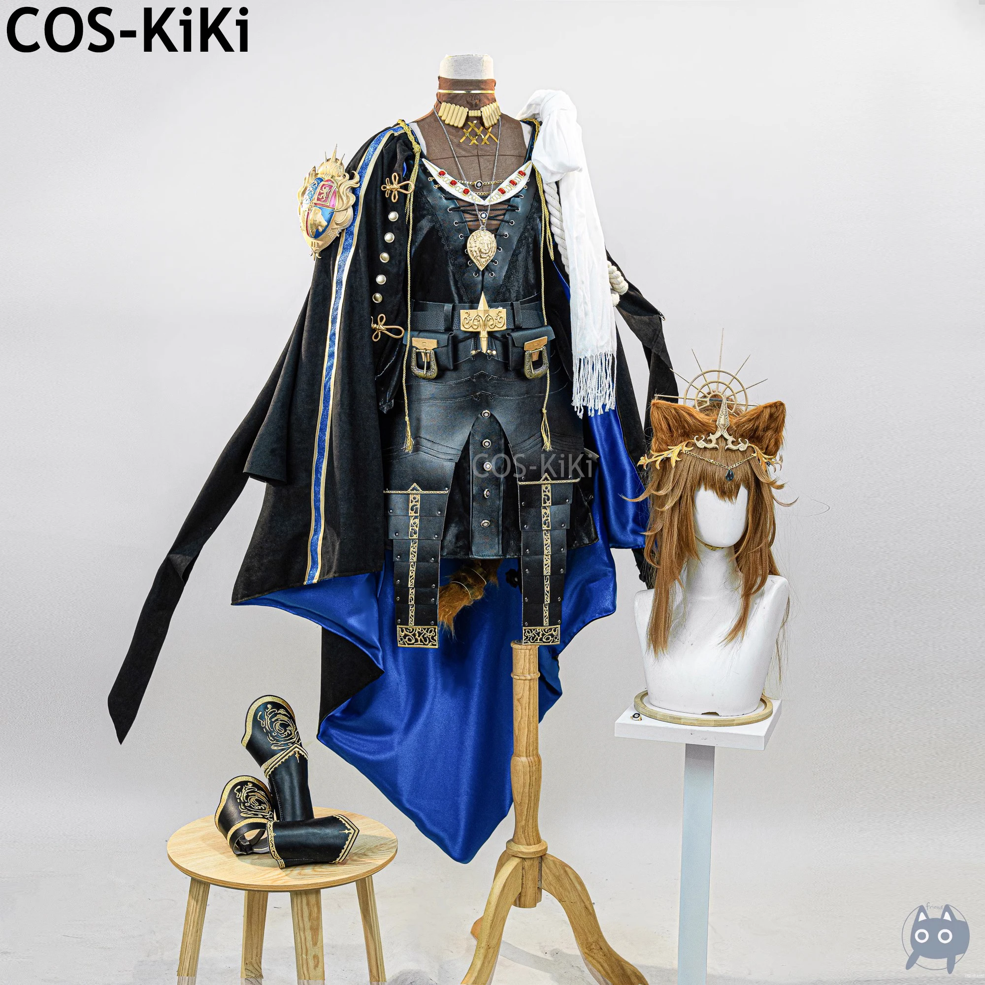 

COS-KiKi Arknights Vina Victoria Game Suit Elegant Dress Uniform Cosplay Costume Halloween Carnival Party Outfit Outfit Women