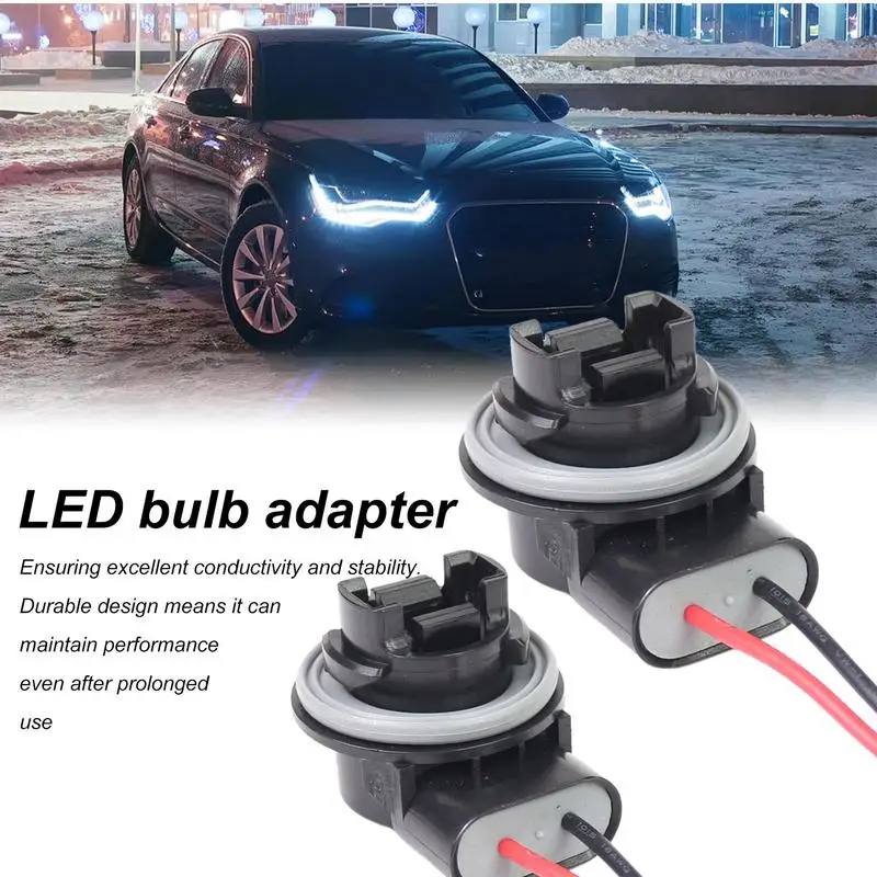 Tail Light Socket 2pcs Led Bulb Adapters Excellent Conductivity Light Socket For Enhanced Performance For Turn Light