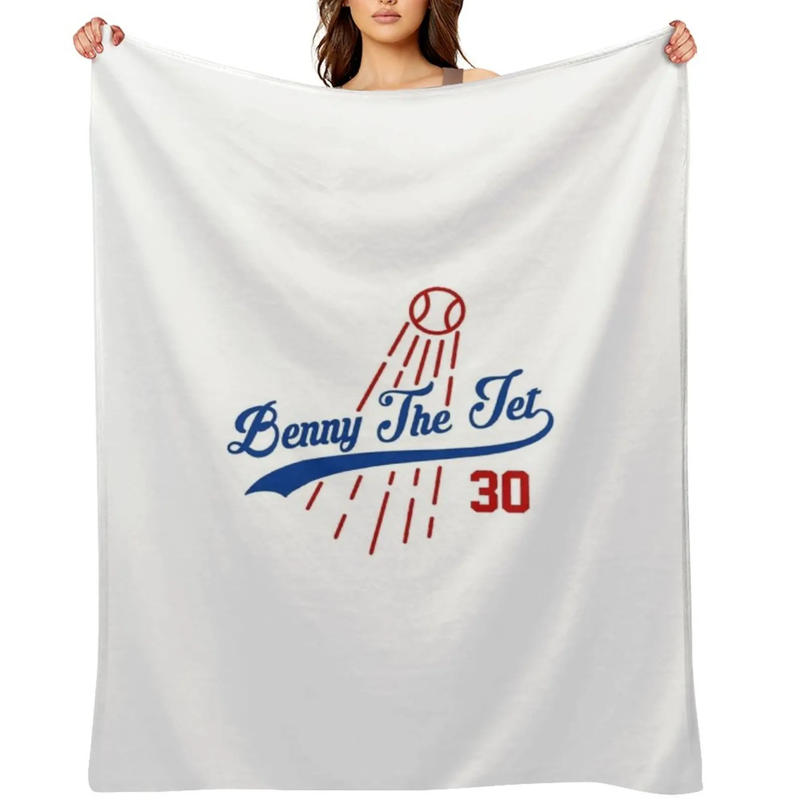 

Benny the Jet Rodriguez, The Sandlot Throw Blanket Plaid halloween Softest Bed Fashionable Blankets