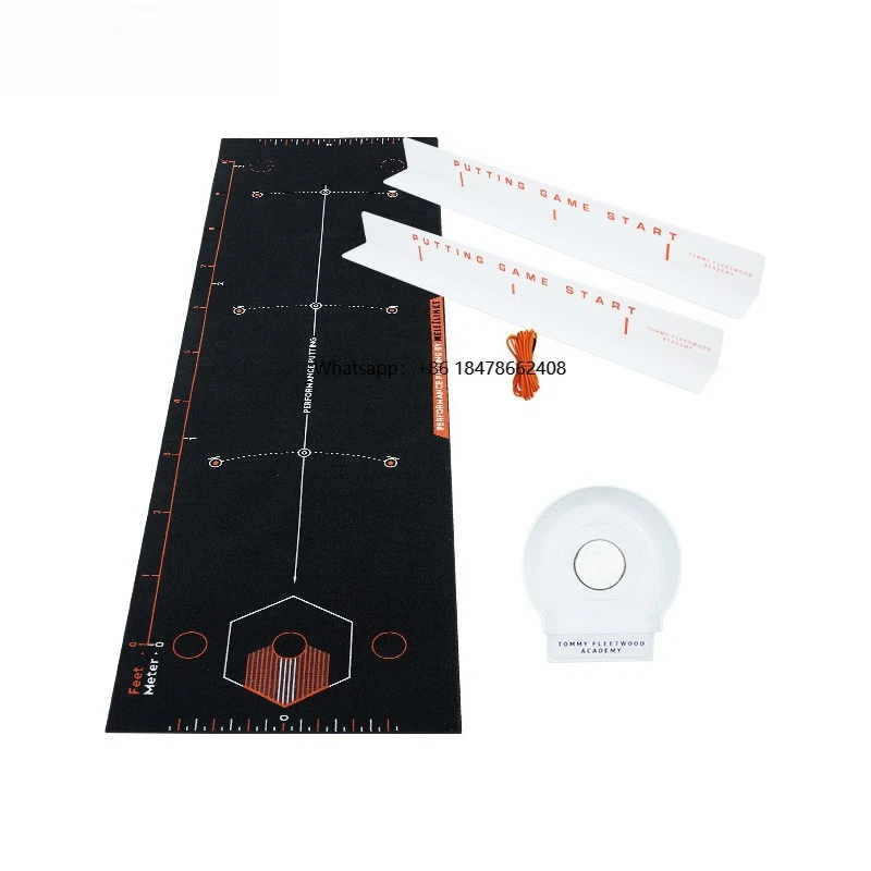 

Golf Putting Trainer Put Green Alignment Set Golf Indoor Swing Training Golf Hole Cup Swing Trainer Aids