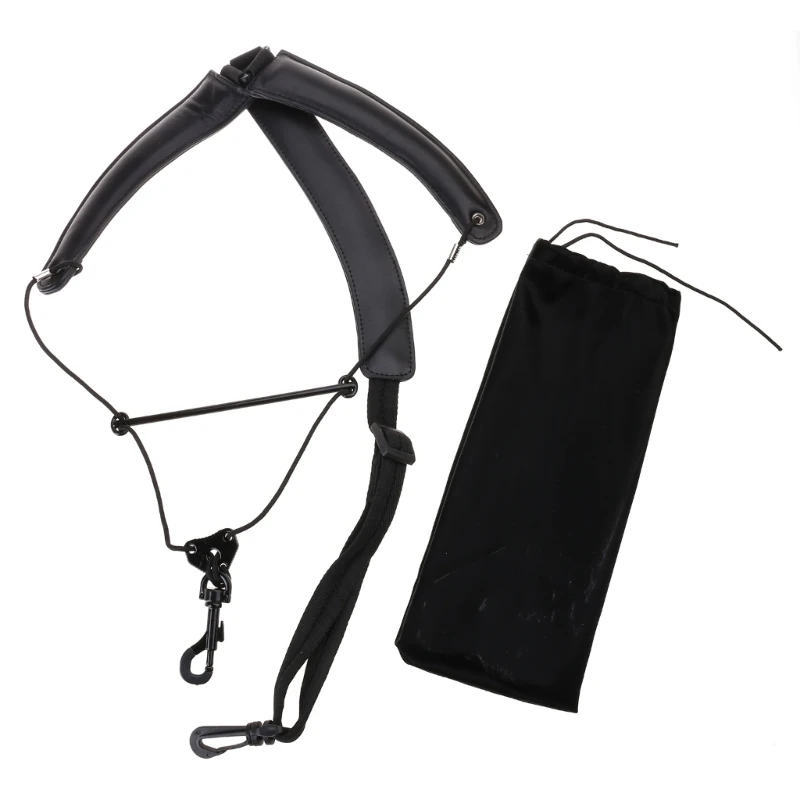 

Soft Saxophone Holder with Hook, Adjusted Practical Woodwind Strap, Saxophone Strap, Saxophone Harness Shoulder Strap