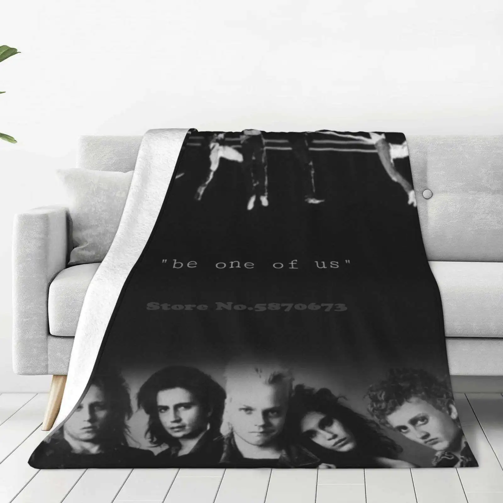 Be One Of Us Low Price New Print Novelty Fashion Soft Warm Blanket The David Kiefer Sutherland 80S Movie Quote Horror Vampires