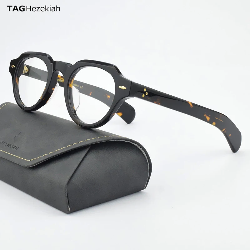 

JMM KMRX High Quality Thick Acetate Vintage Small frame optical glasses frame for woman Eyeglasses Myopia Lens Men Frame