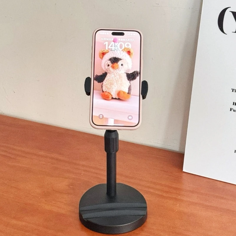 Cellphone Holder Height and Adjustable Phone Holder Universal Holder for Business Office Home Video Call H8WD
