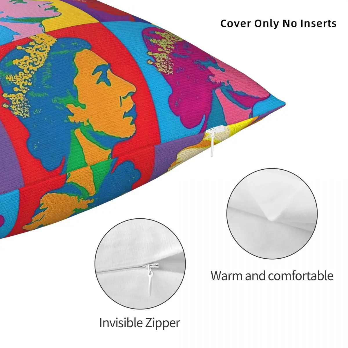 غطاء وسادة مربع من الكتان والقطن ، الفن الأصلي ، نمط الكتان والمخمل ، غطاء مزخرف للأريكة