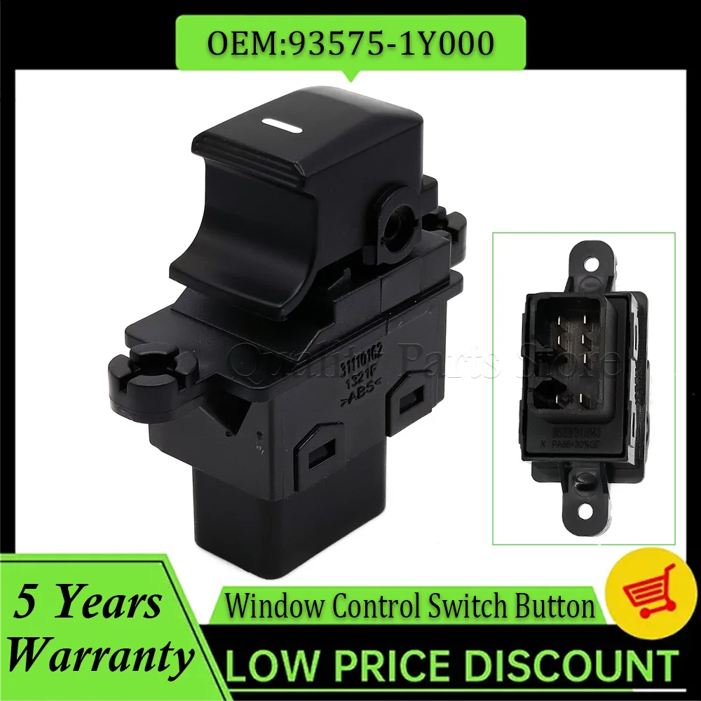 

NEW Window Control Electric Window Switch Power Car Accessories For Kia Window Lifter for Picanto Morning 2011-2016 93575-1Y000