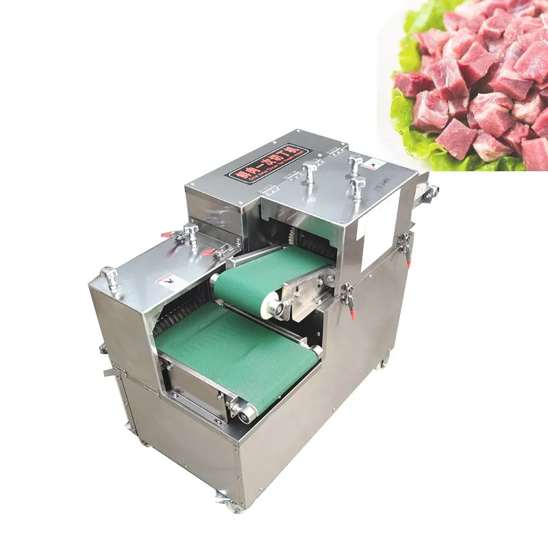 3000W Automatic Fresh Meat Cutter Meat Cube Dicer Cutting Machine Meat Dicer Machine