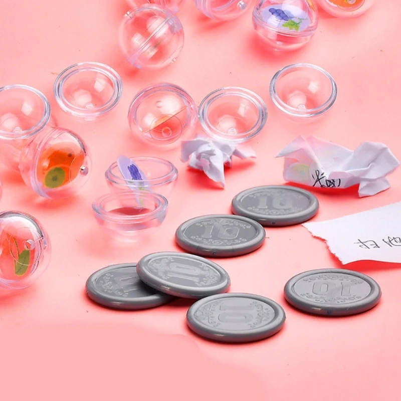 F19F Mini Capsules Dispenser Leuk gezelschapsspel voor kinderen Meisjes Verkoopautomaat