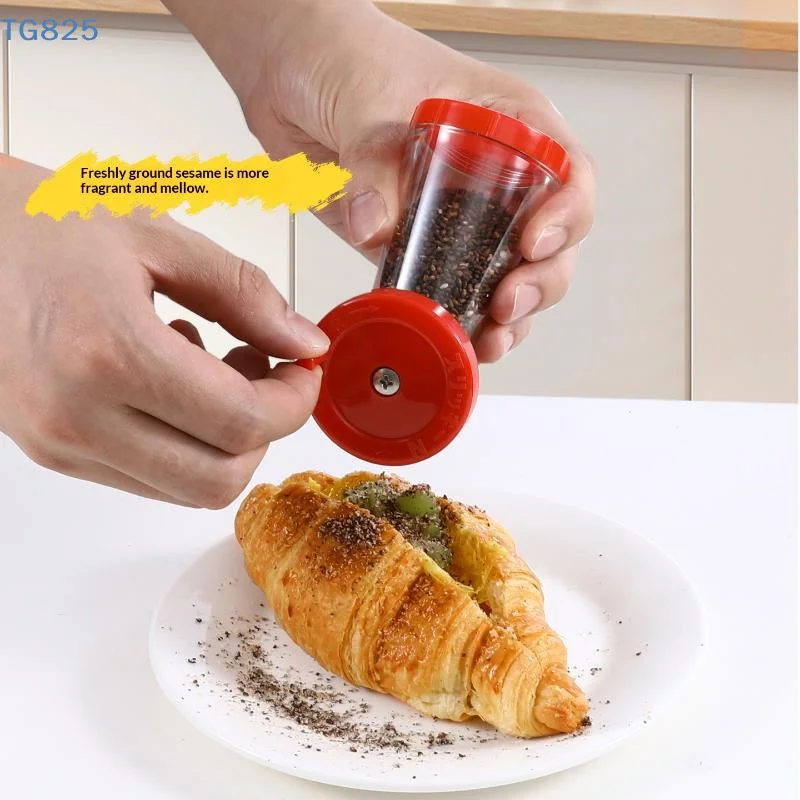 【AN】【AN】Manual Sesame Grinder Hand Seasoning Crusher Tool Handmade Salt Or Pepper Grinder For Home Kitchen Salt Pepper view 3