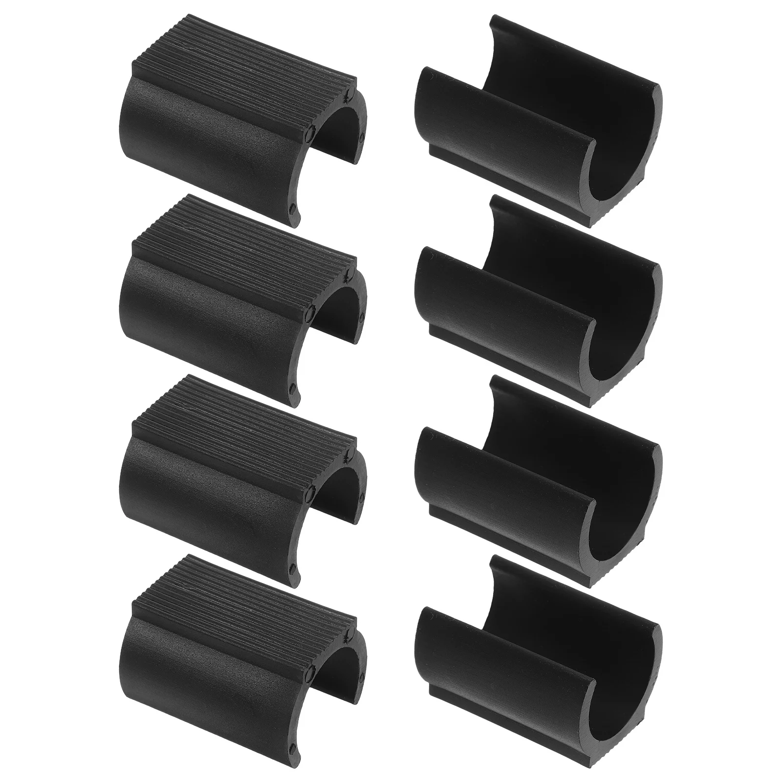 8 قطعة U على شكل كرسي الساق حافظات الأرضية 25 مللي متر البلاستيك المضادة للانزلاق الأثاث منصات للكراسي بلاط الصلبة البراز ينزلق يغطي