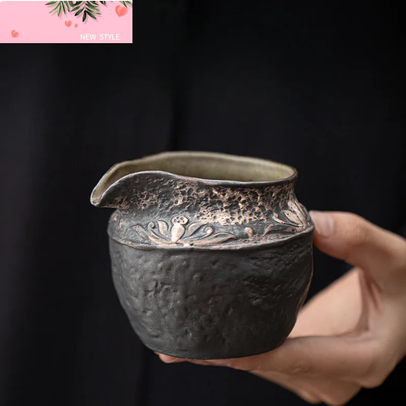 

230 мл ваби-саби в стиле древний кувшин для чая с лотосом, диспенсер для ча-ча-хай, чашка для справедливости, кухоль для чая, коллекция аксессуаров